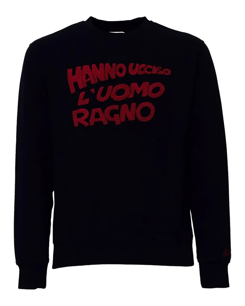 MC2 Saint Barth Soho Sweatshirt mit Logo-Stickerei - Schwarz Schwarz