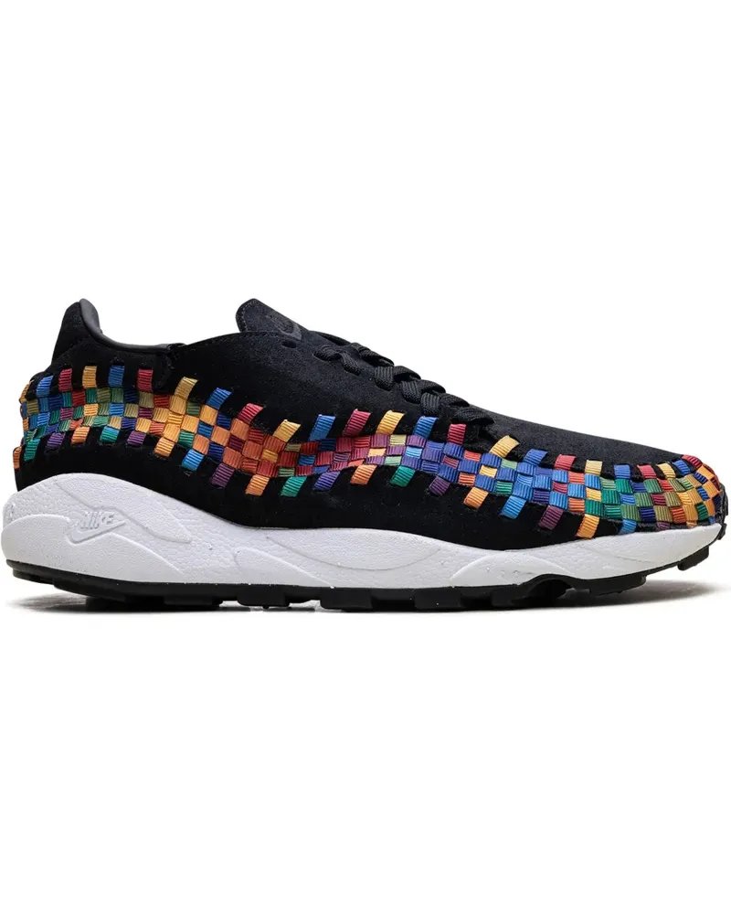 Nike Air Footscape "Rainbow - Black/White" Sneakers - Schwarz Schwarz