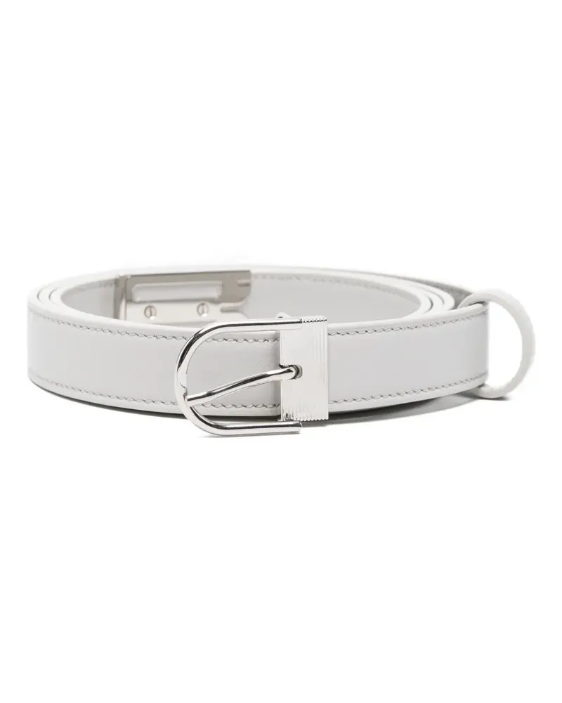 Victoria Beckham Dorian B buckle belt - Grau Grau