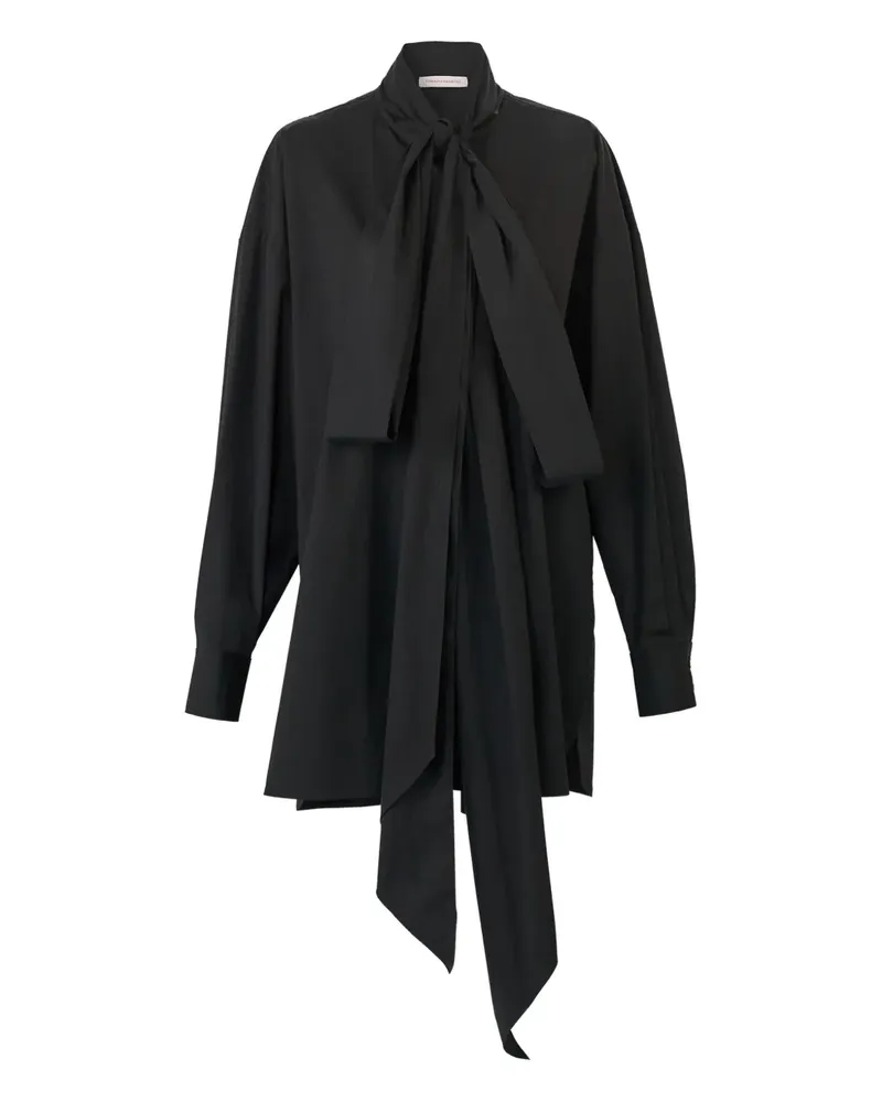 Carolina Herrera New York Hemd mit Schleifendetail - Schwarz Schwarz
