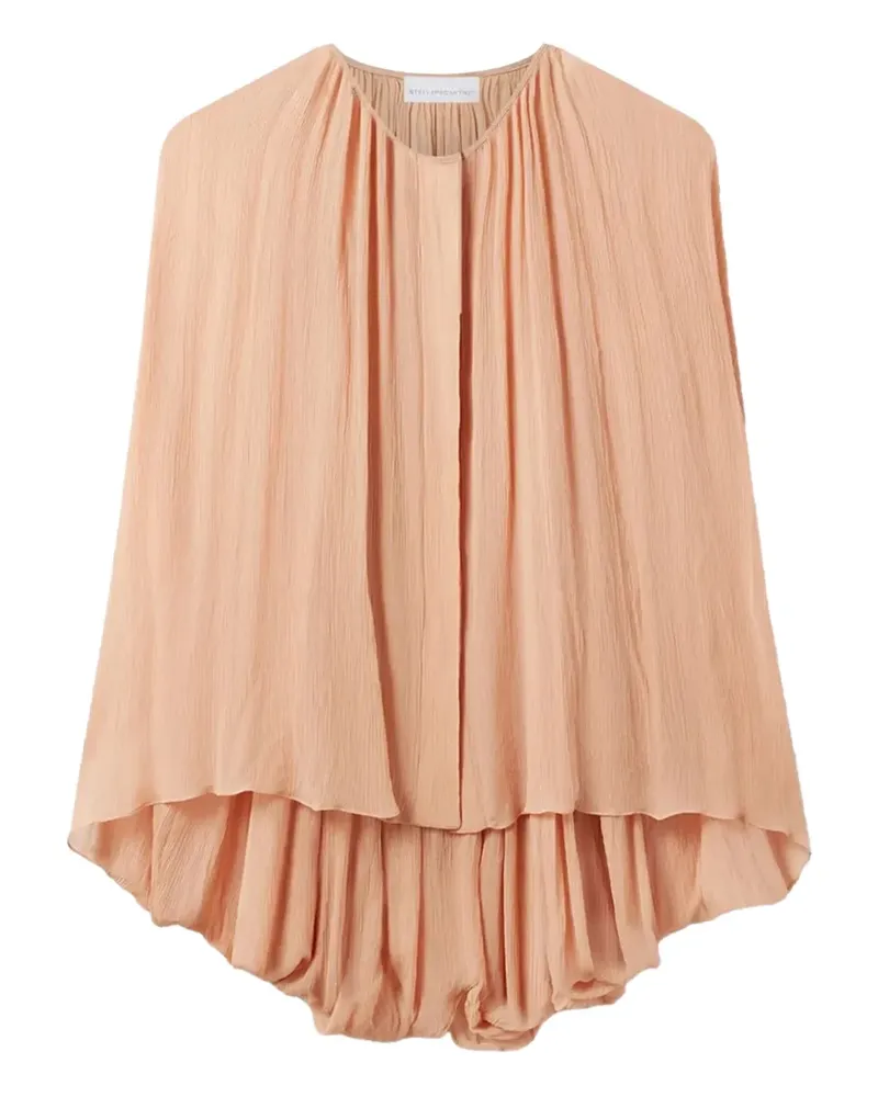 Stella McCartney Plissiertes Oberteil im Cape-Stil - Nude Nude