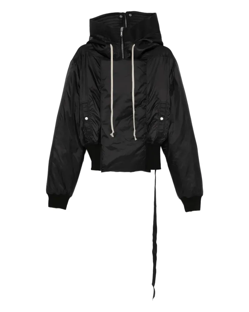 DRKSHDW by Rick Owens Kapuzenjacke mit Kordelzug - Schwarz Schwarz