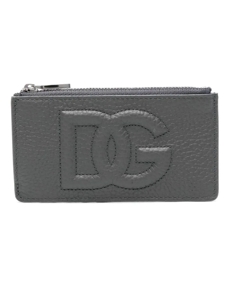 Dolce & Gabbana Portemonnaie mit Logo-Prägung - Grau Grau