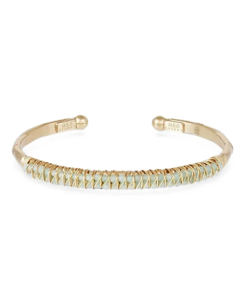 Gas Bijoux Lyre Armreif mit Perle - Gold Gold