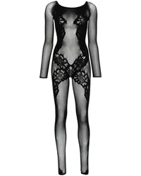 Wolford Lace Tattoo Jumpsuit Schwarz