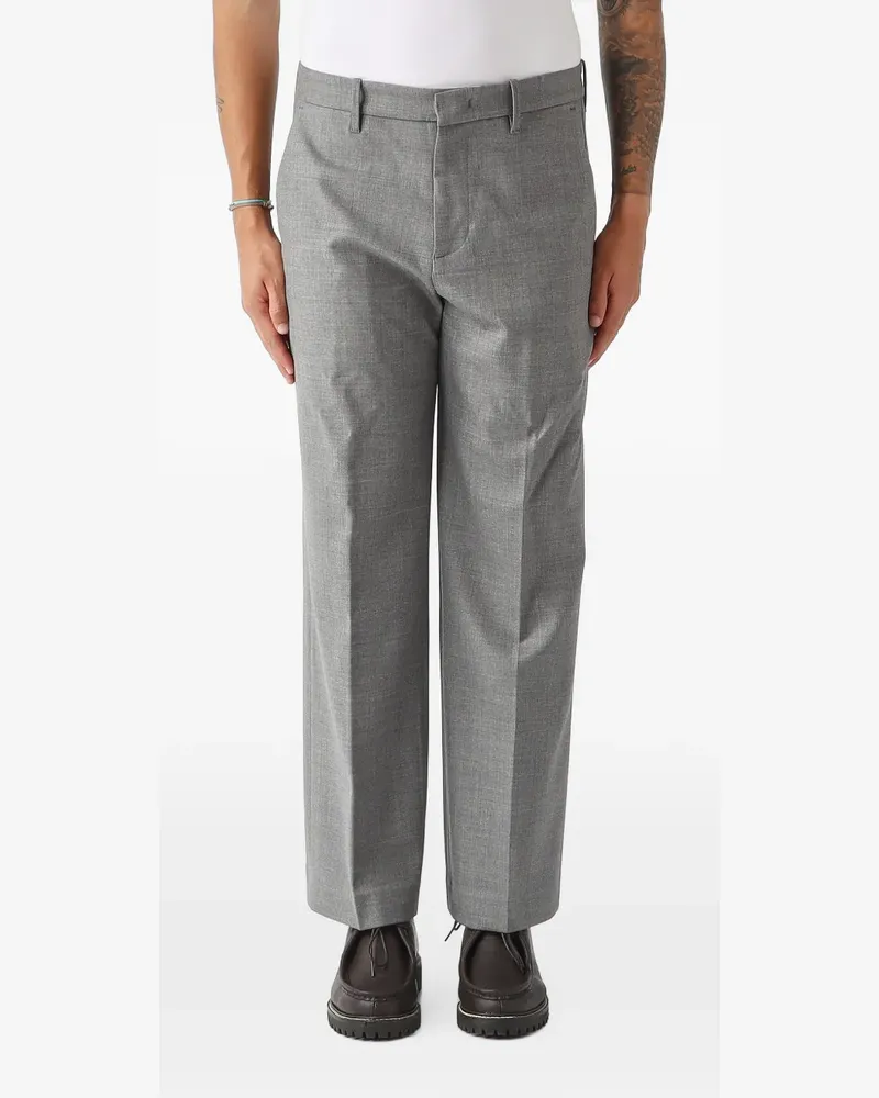 nine:inthe:morning Colt straight-leg tailored trousers - Grau Grau