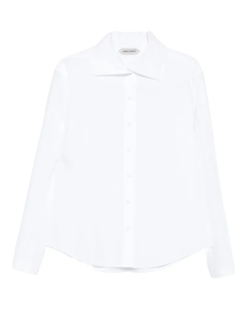 Alberta Ferretti Button-down-Hemd aus Baumwolle - Weiß Weiß