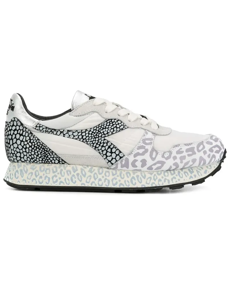 Diadora Sneakers mit Leopardenmuster - Weiß Weiß