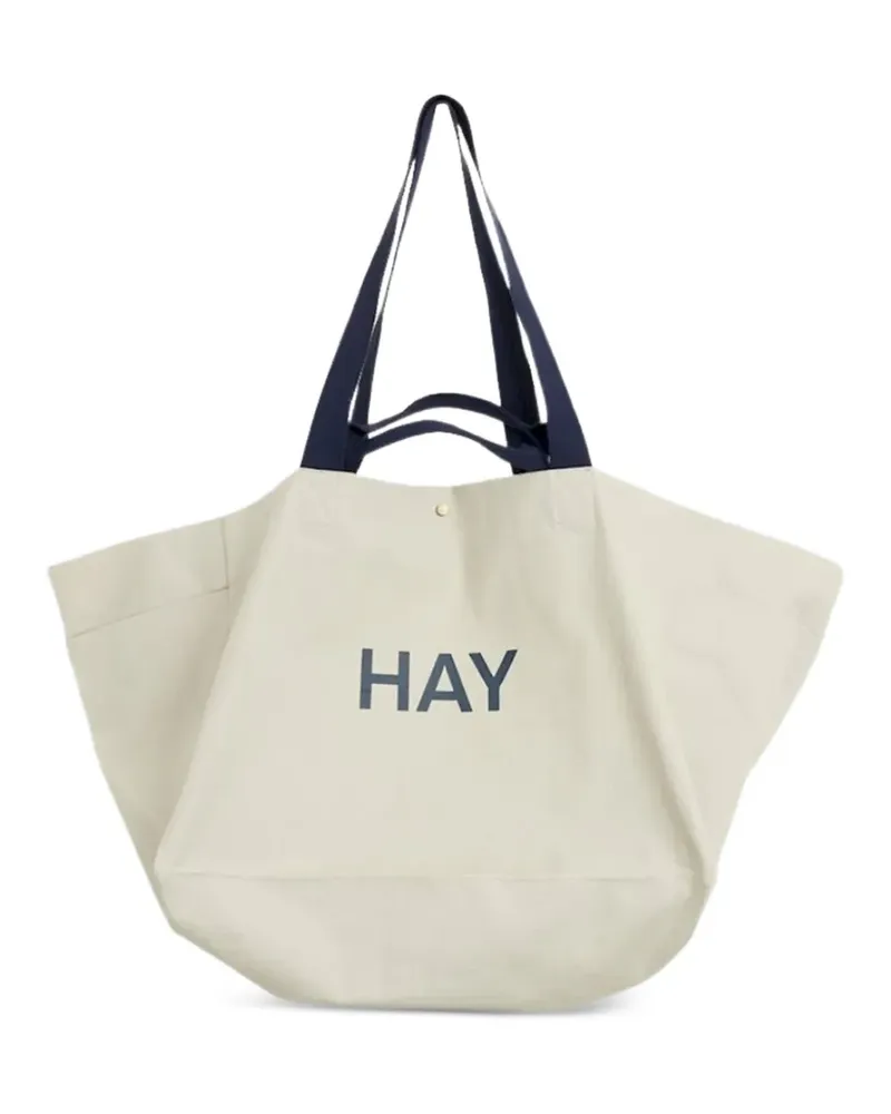 Hay Tote Bag mit Schnappverschluss - Grau Grau