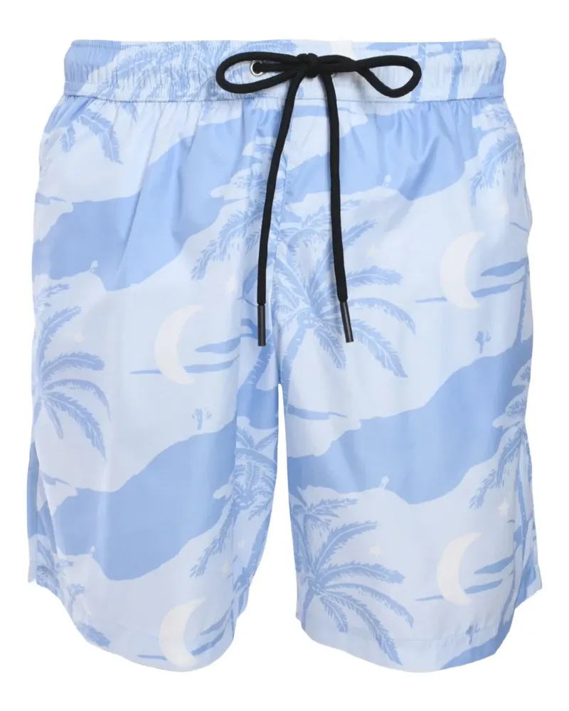MAUNA KEA Badeshorts mit grafischem Print - Blau Blau