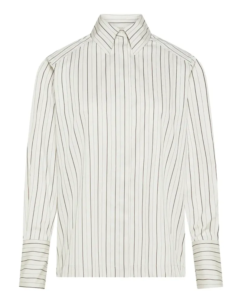 CRUNA Sara pinstripe shirt - Nude Nude