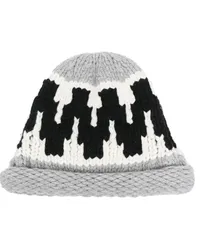 Kenzo Gestrickte Beanie Grau