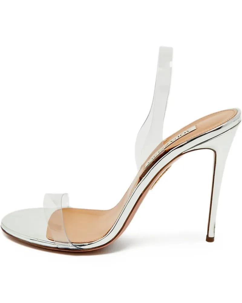 Aquazzura Slingback-Sandalen - Weiß Weiß