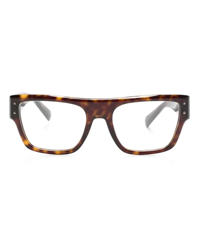 Dolce & Gabbana Eckige 'DG3384' Brille - Braun Braun