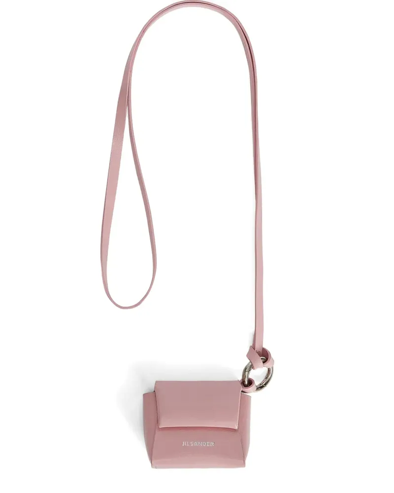 Jil Sander Faltbare Air Pods-Hülle mit Riemen - Rosa Rosa