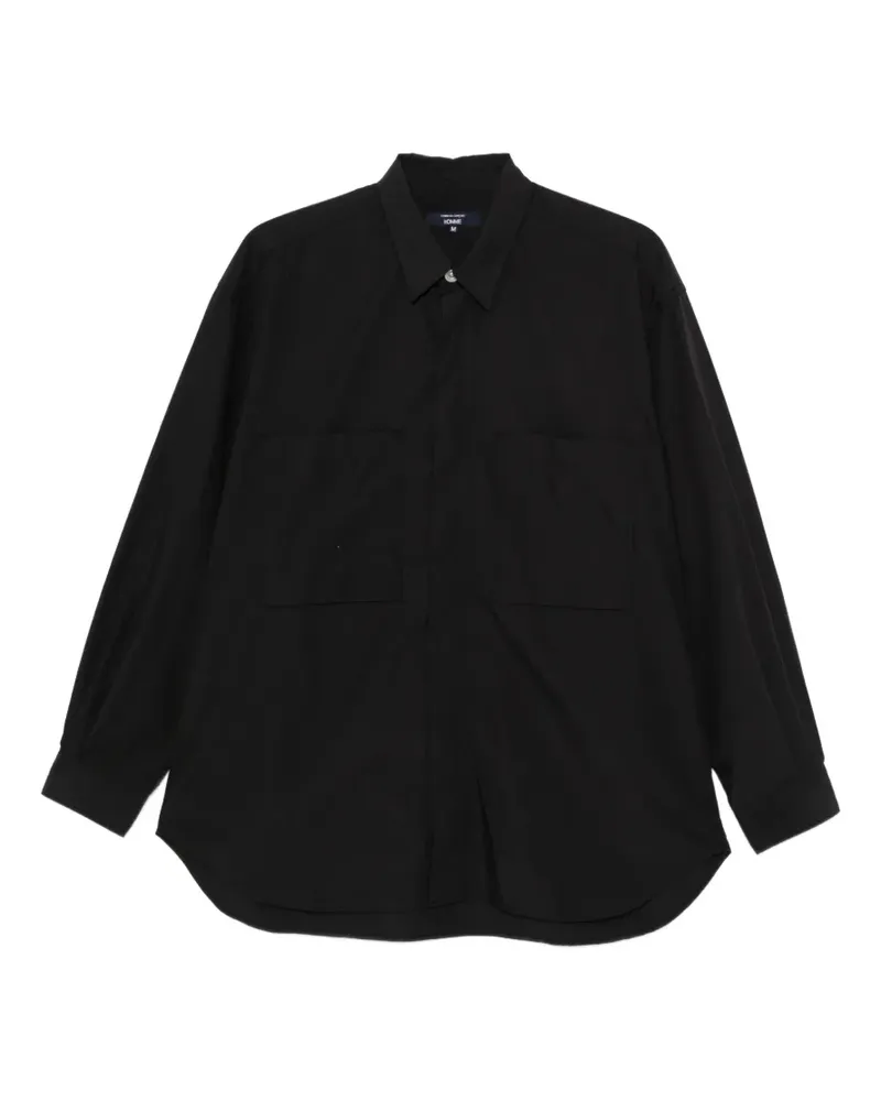 Comme des Garçons patch-pocket shirt - Schwarz Schwarz