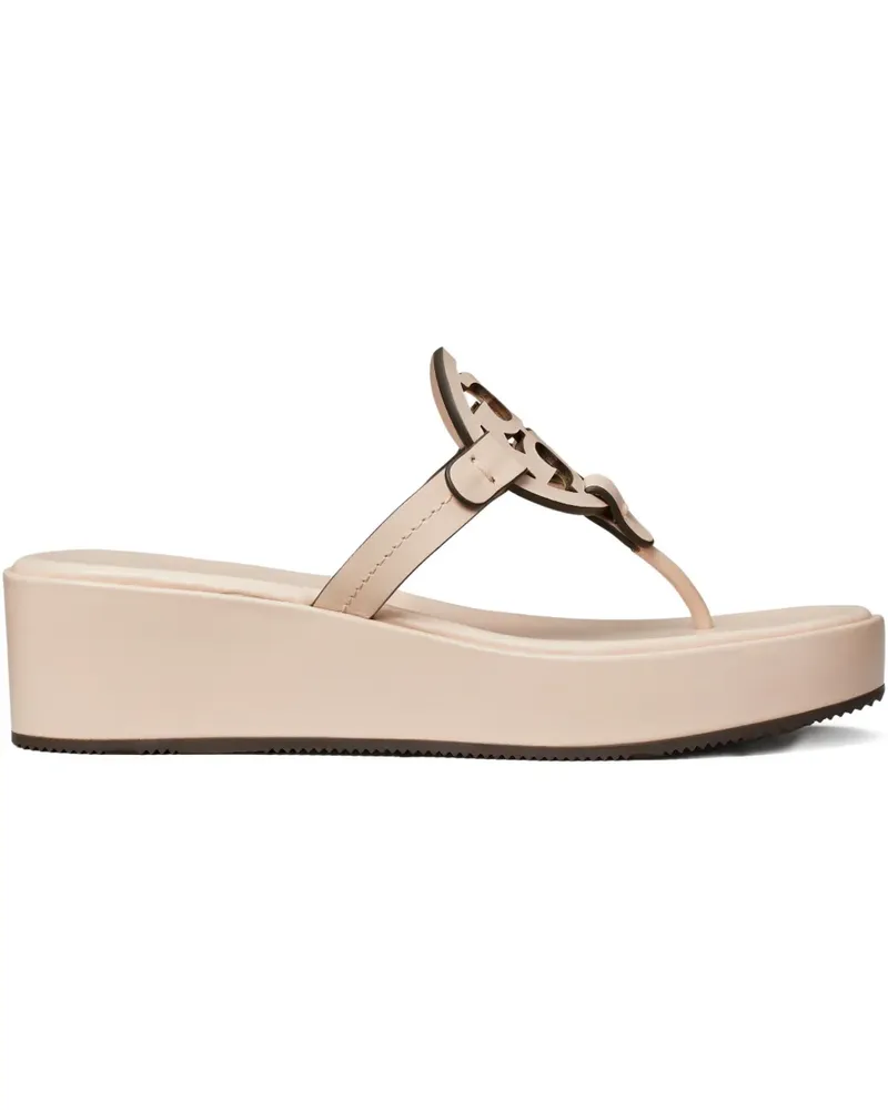 Tory Burch Miller Flip-Flops mit Plateau - Rosa Rosa