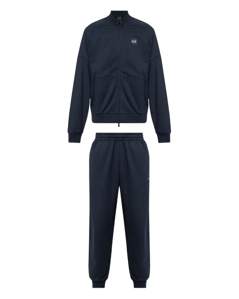 EA7 Jogginganzug mit Logo-Patch - Blau Blau