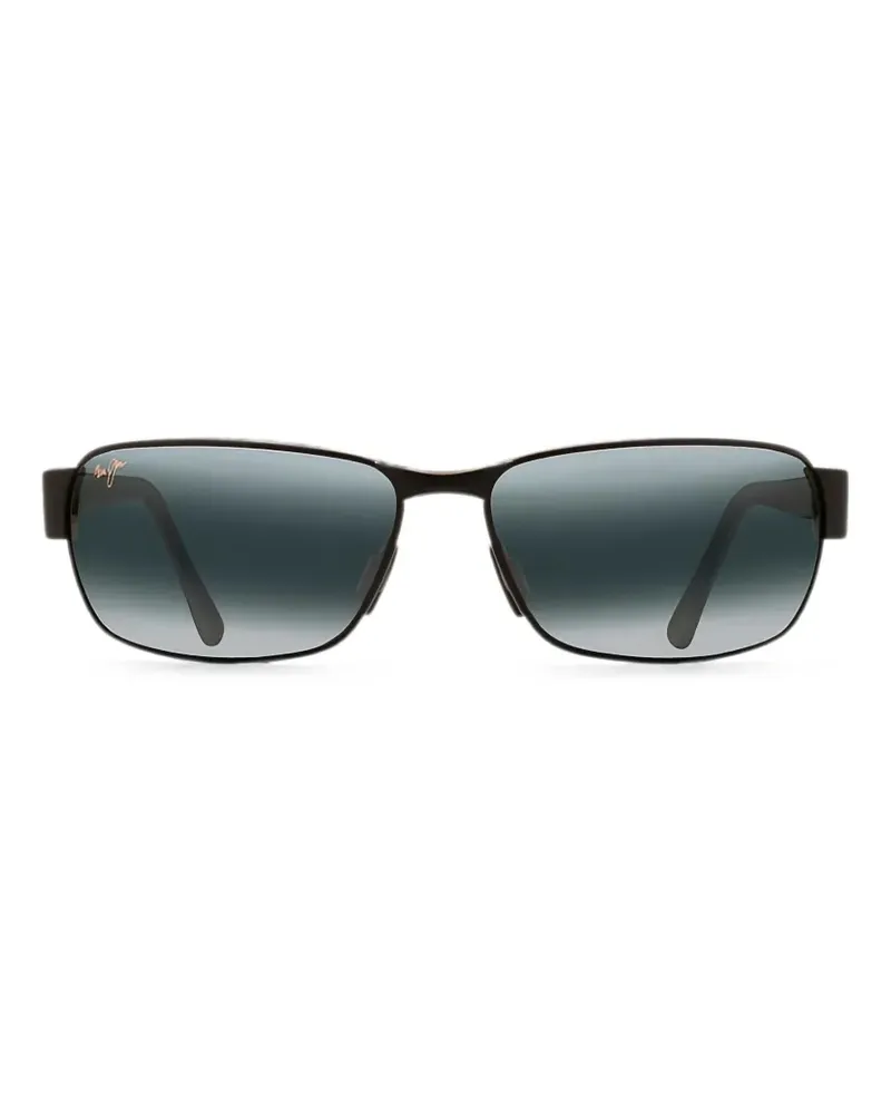 Maui Jim Black Coral rectangle-frame sunglasses - Braun Braun