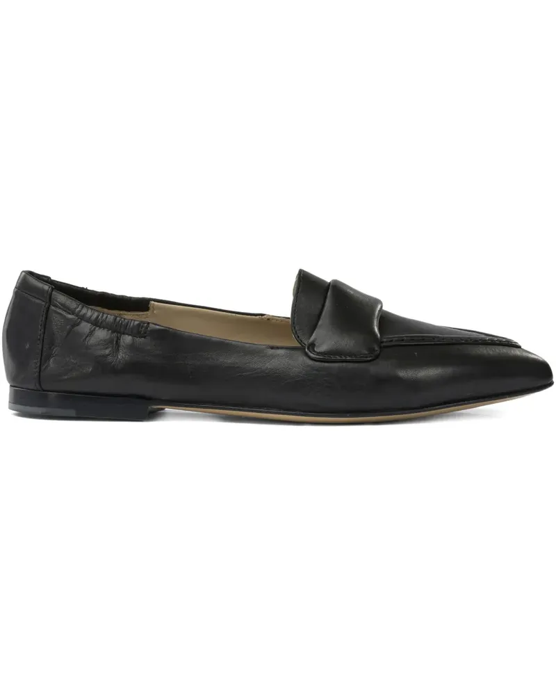 POMME D'OR Spitze Loafer - Schwarz Schwarz