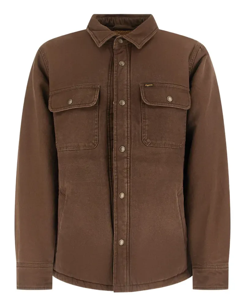 Filson Geknöpfte Jacke mit Brusttasche - Braun Braun