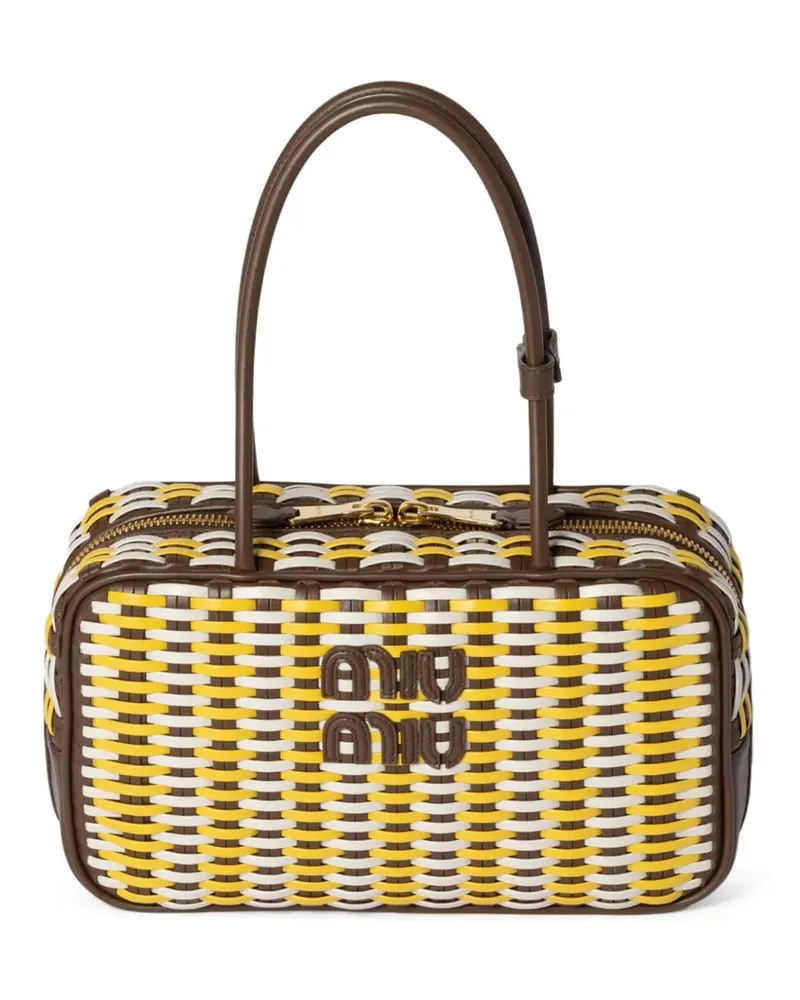 Miu Miu Beau Tote Bag - Braun Braun
