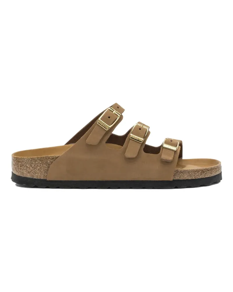 Birkenstock triple-strap buckle-fastening sandals - Nude Nude