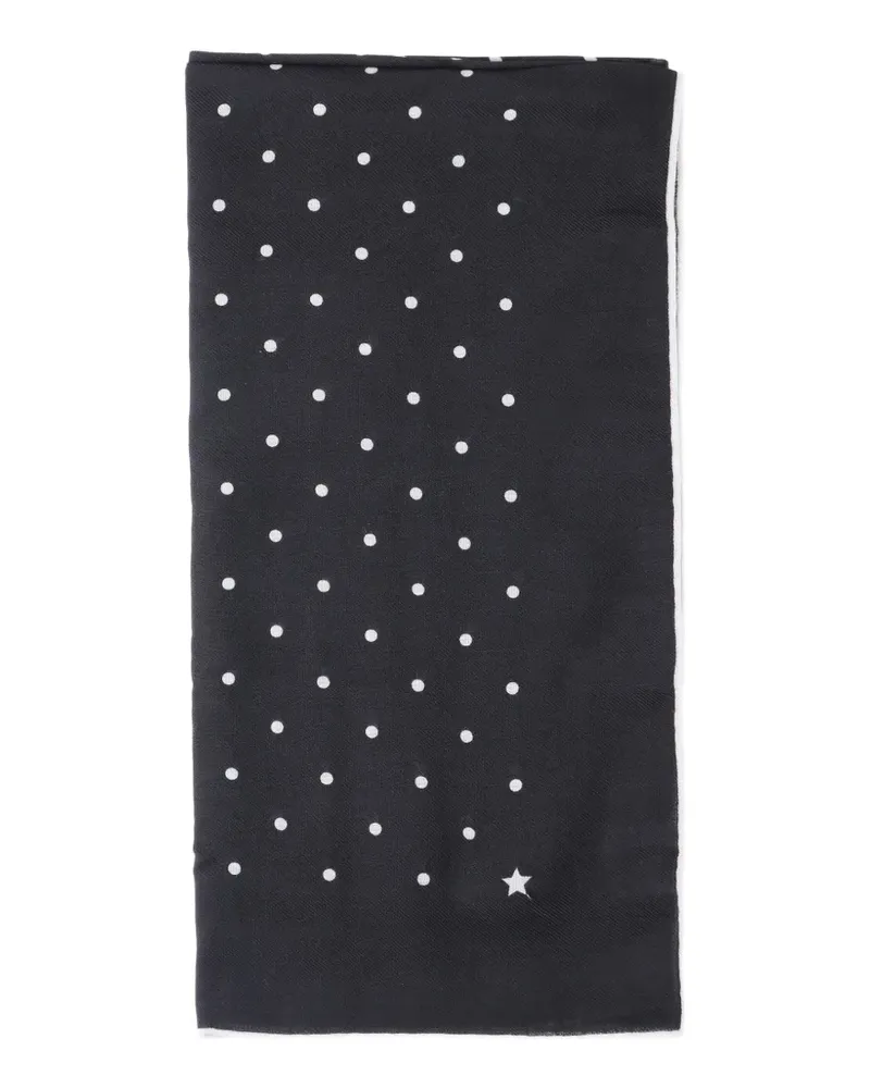 Destin Kae polka-dot scarf - Schwarz Schwarz