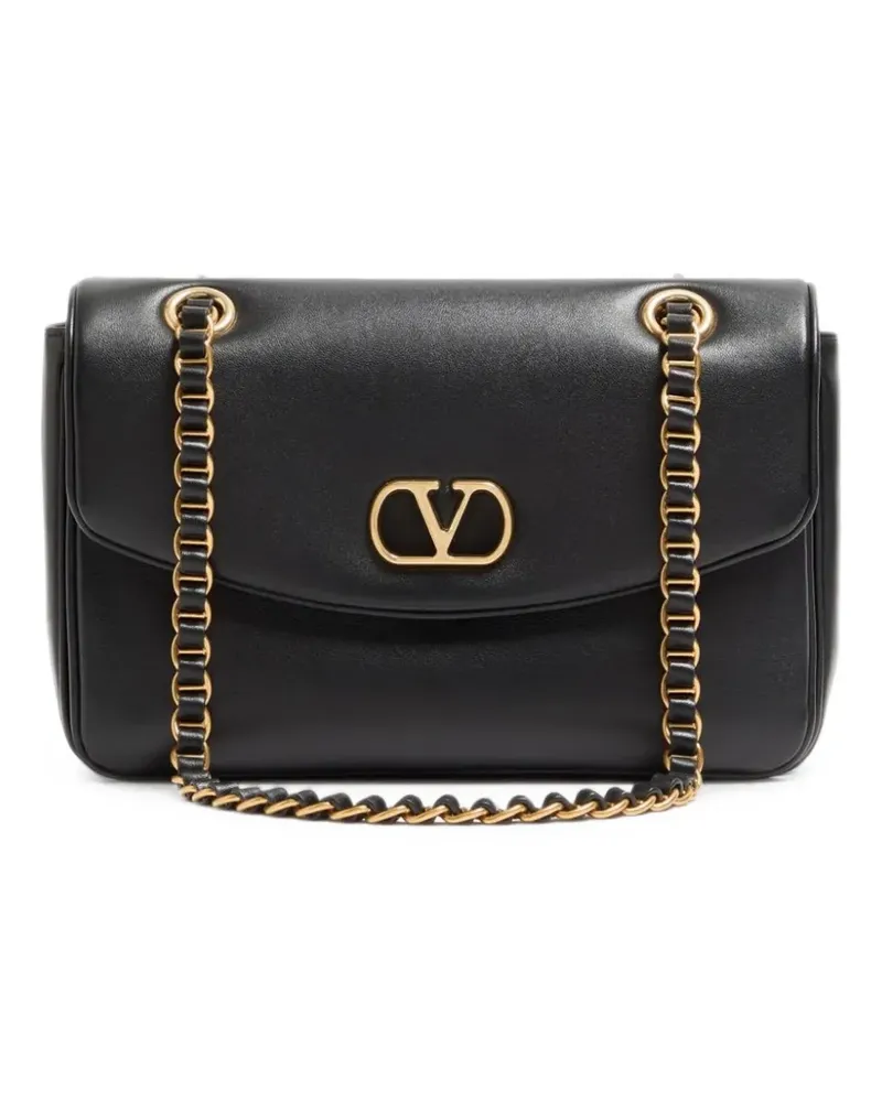 Valentino Garavani Mittelgroße Djuna Tasche aus Nappaleder - Schwarz Schwarz