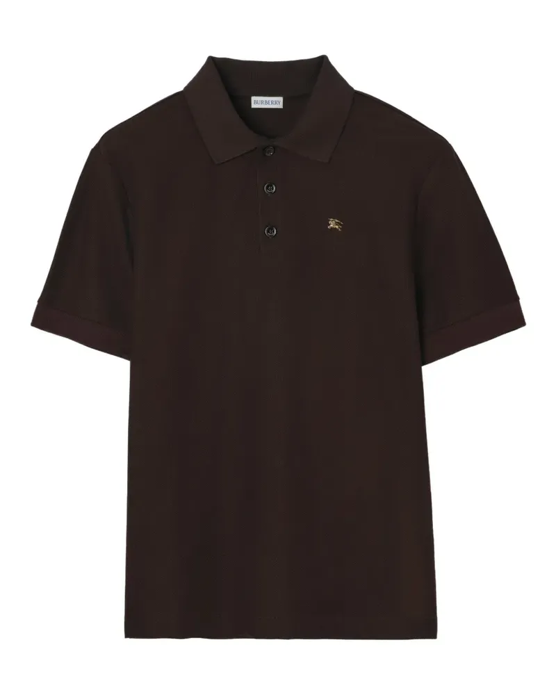 Burberry Knight Poloshirt aus Baumwolle - Braun Braun