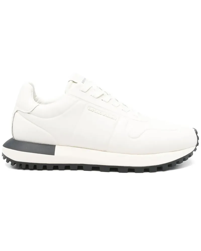 Emporio Armani Sneakers aus Leder - Nude Nude