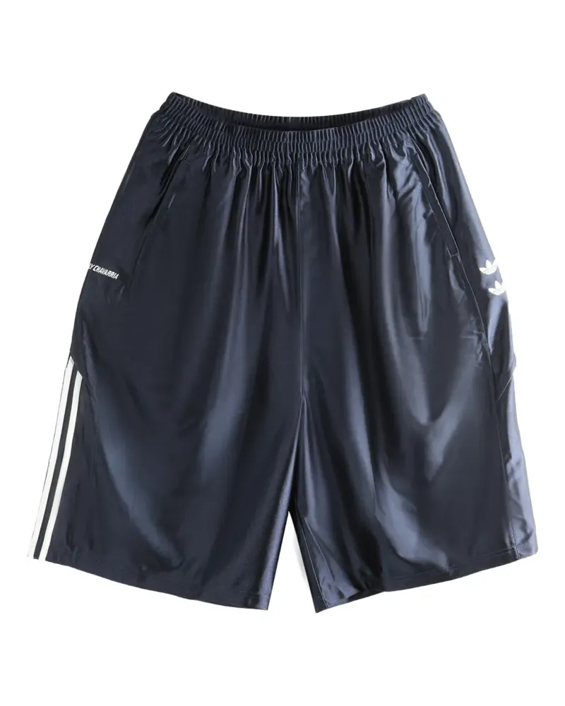 adidas x Willy Chavarria Dazzle Snap track shorts - Blau Blau
