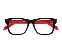 Eckige Sonnenbrille - Schwarz