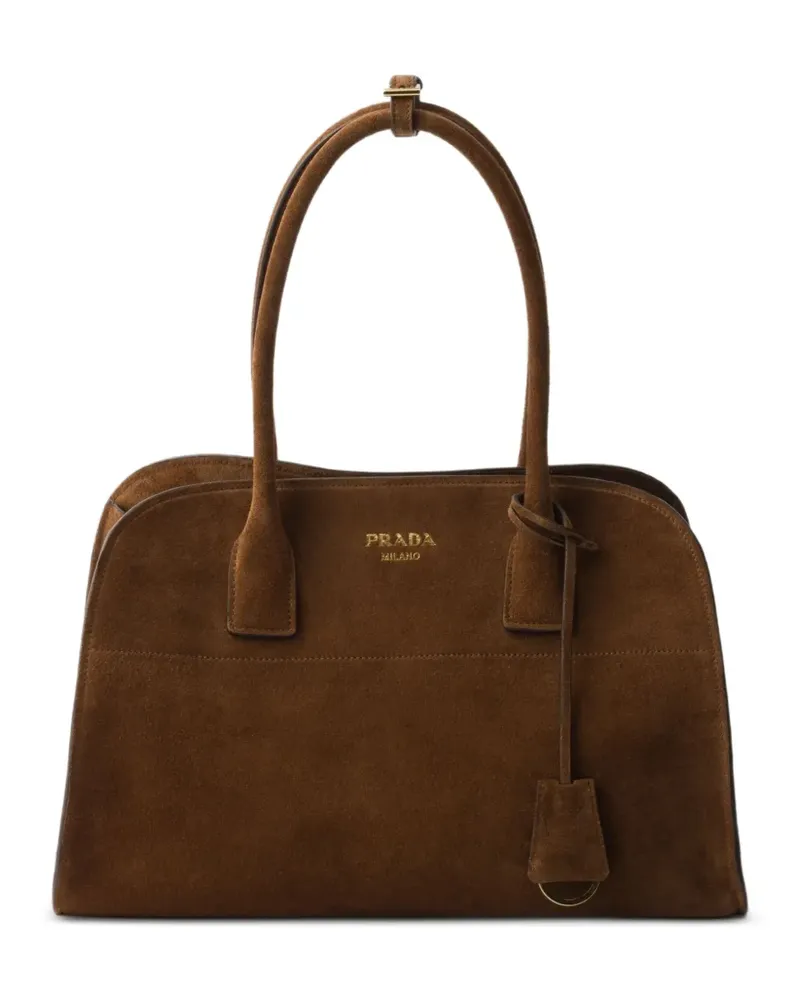 Prada Mittelgroße Sunny Tote Bag - Braun Braun