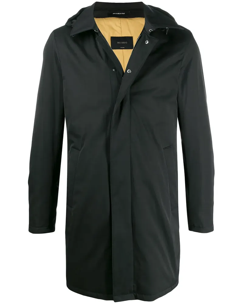 Dell'oglio Marvin' Kapuzenmantel - Schwarz Schwarz