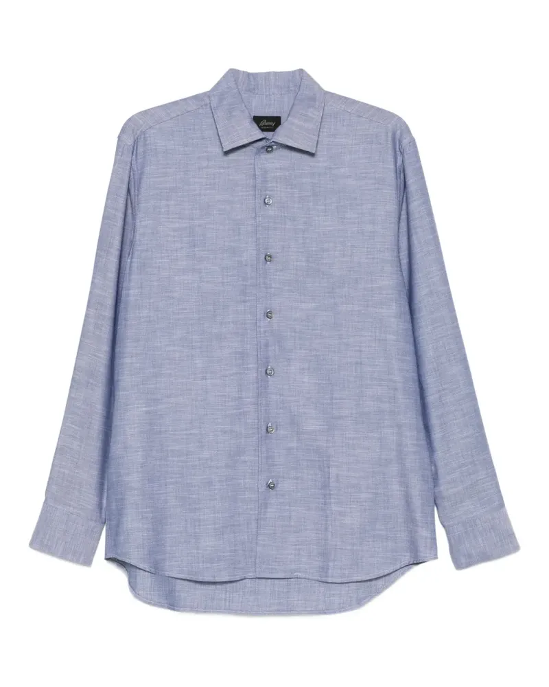 Brioni Geknöpftes Marcelo-Hemd - Blau Blau