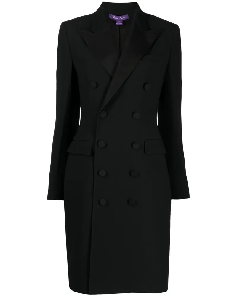 Ralph Lauren Doppelreihiger Blazer Schwarz