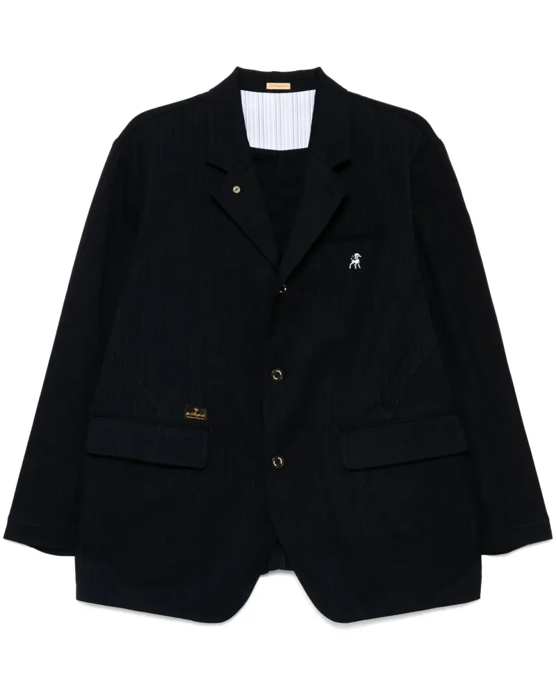 Undercover Sakko mit Logo-Patch - Blau Blau