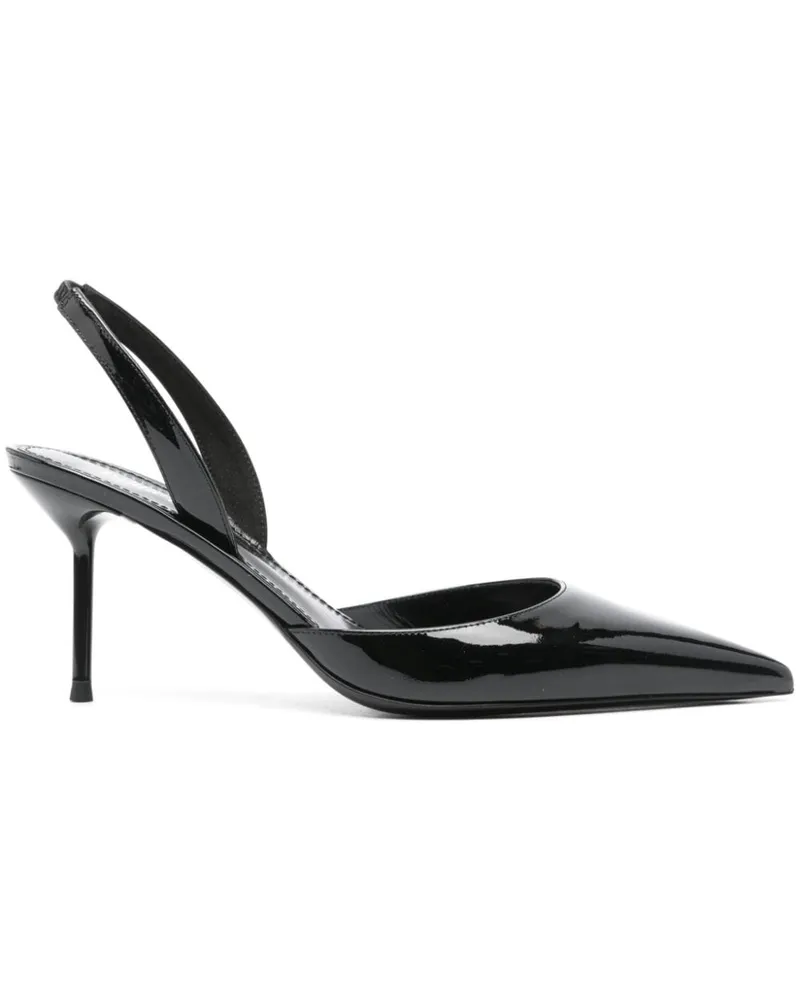 Paris Texas Lidia Slingback-Pumps 70mm - Schwarz Schwarz