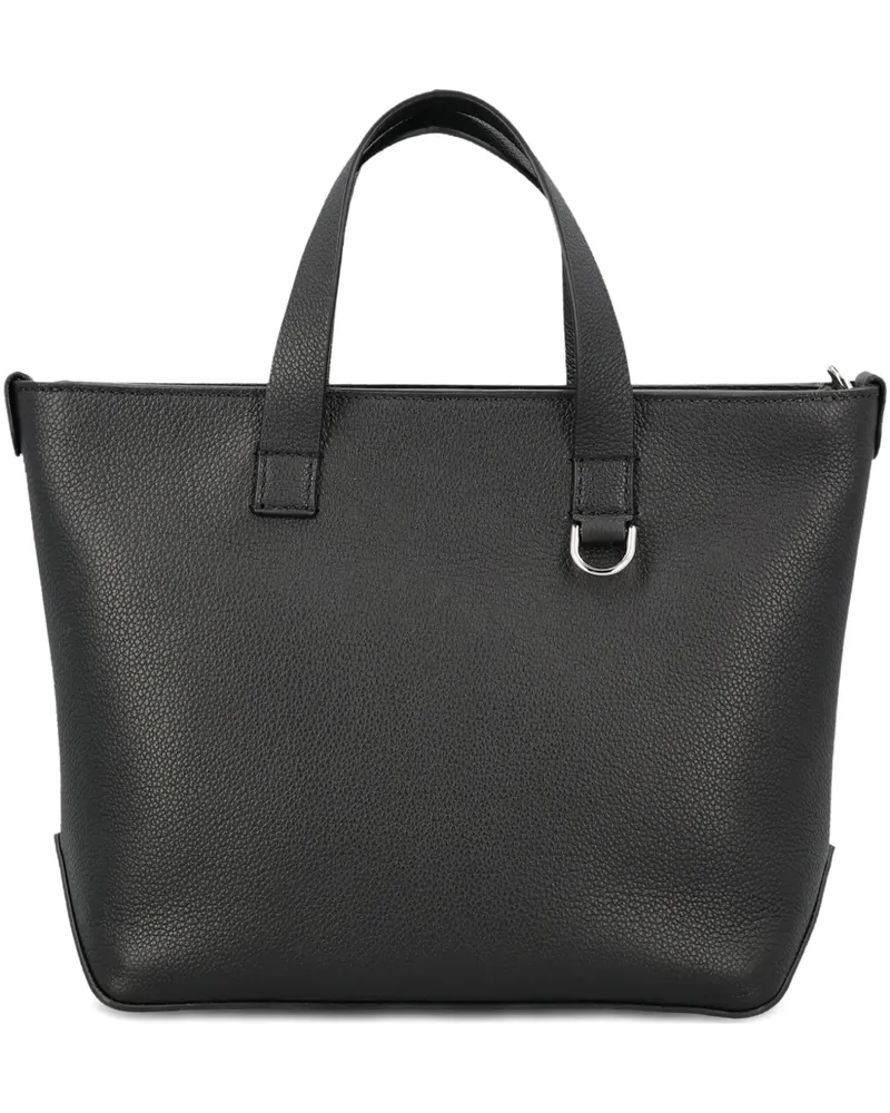 Fendi Shopper mit Logo-Prägung - Schwarz Schwarz