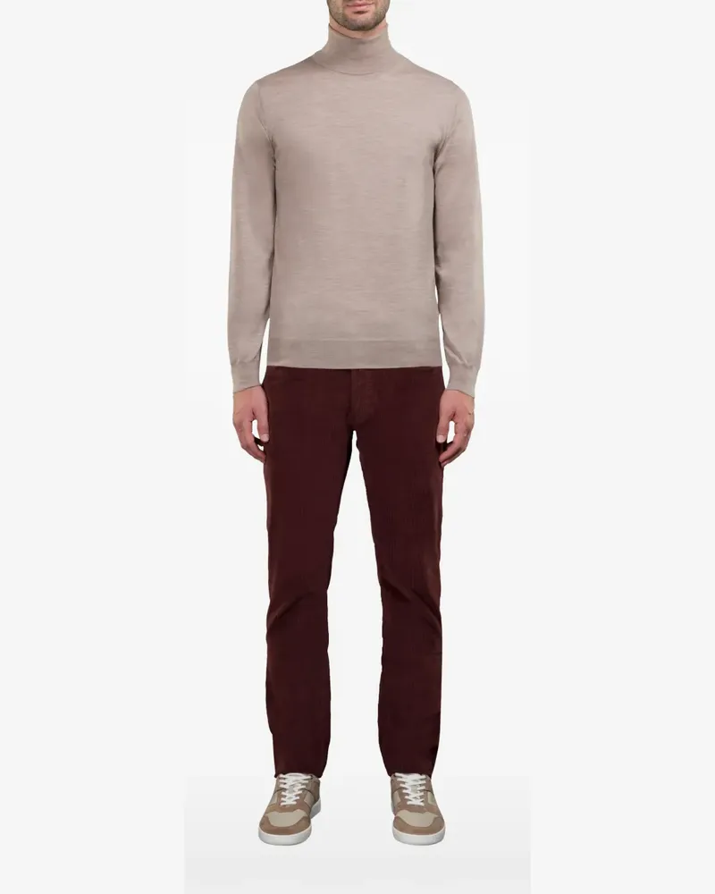 MOORER Todi turtleneck sweater - Nude Nude