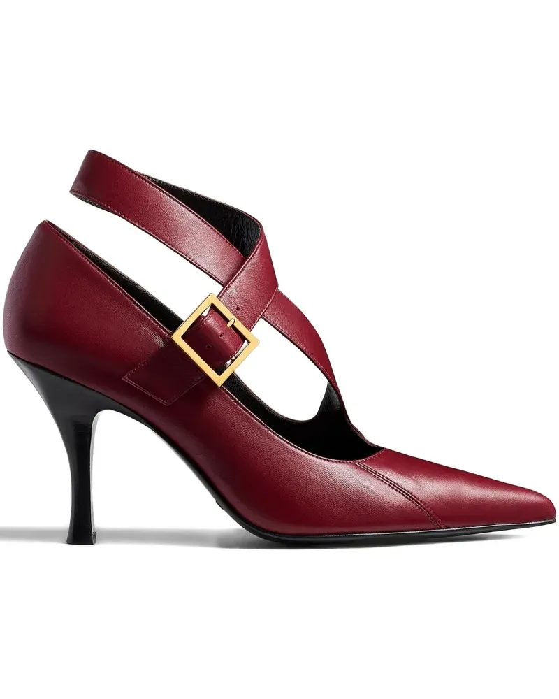 KHAITE Sloan Pumps mit Schnallenriemen 85mm - Rot Rot