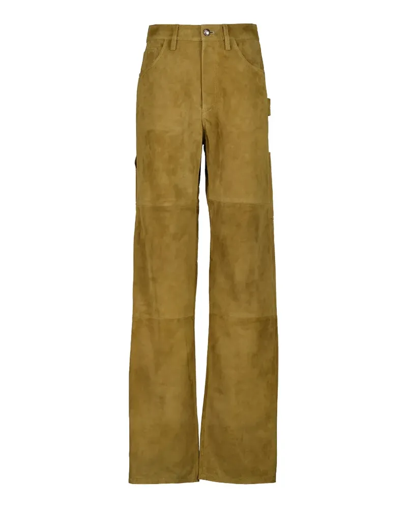 Altuzarra Mills Hose aus Ziegenwildleder - Braun Braun