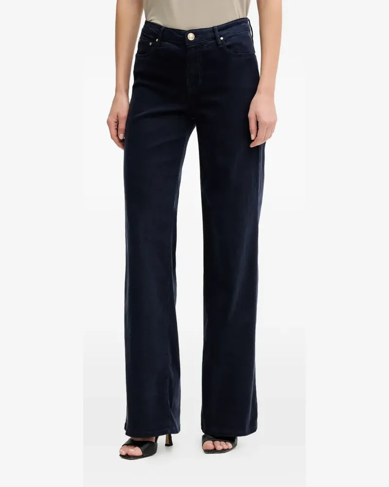 Guess logo five-pocket trousers - Blau Blau