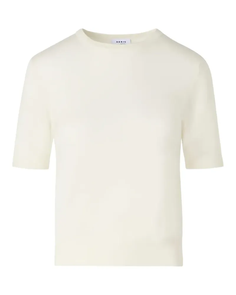 Akris Kurzärmeliger Pullover - Nude Nude