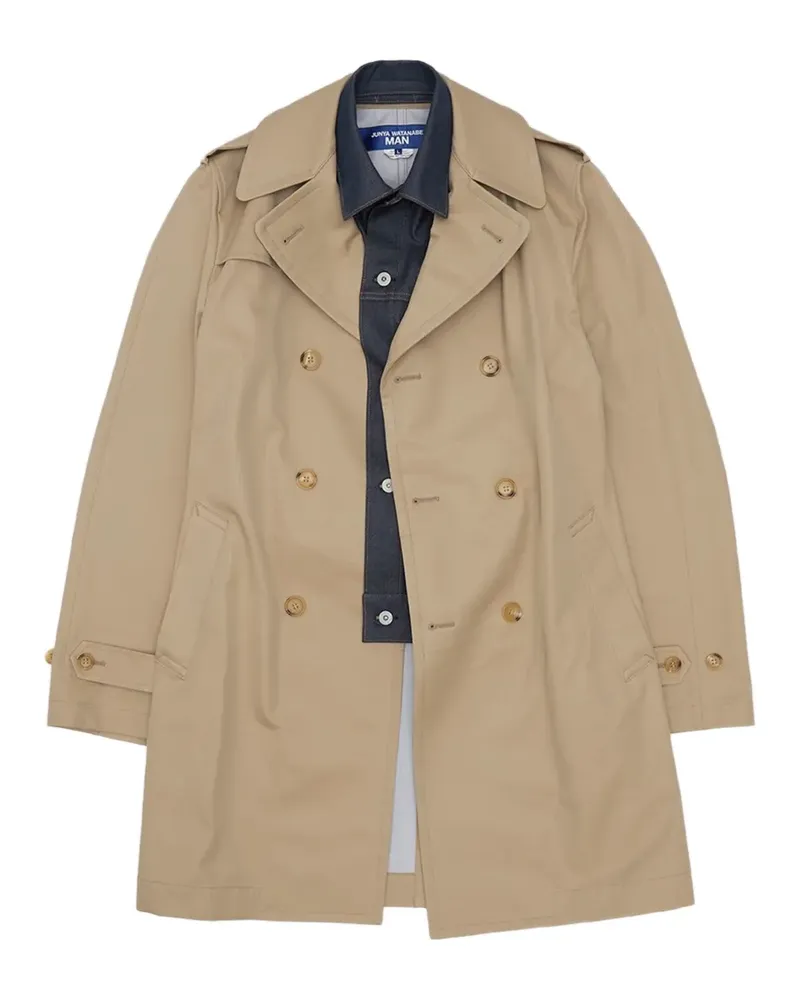 Junya Watanabe double-layered coat - Nude Nude
