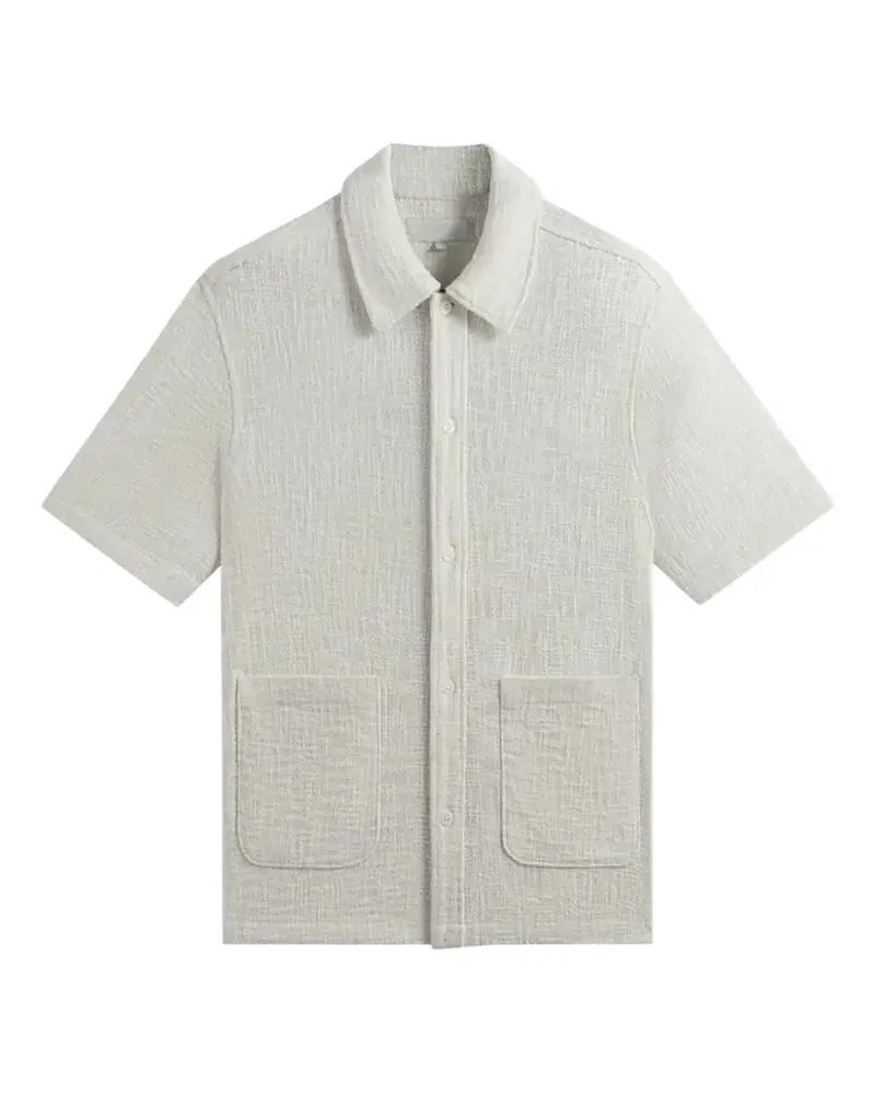 KITH collared overshirt - Nude Nude