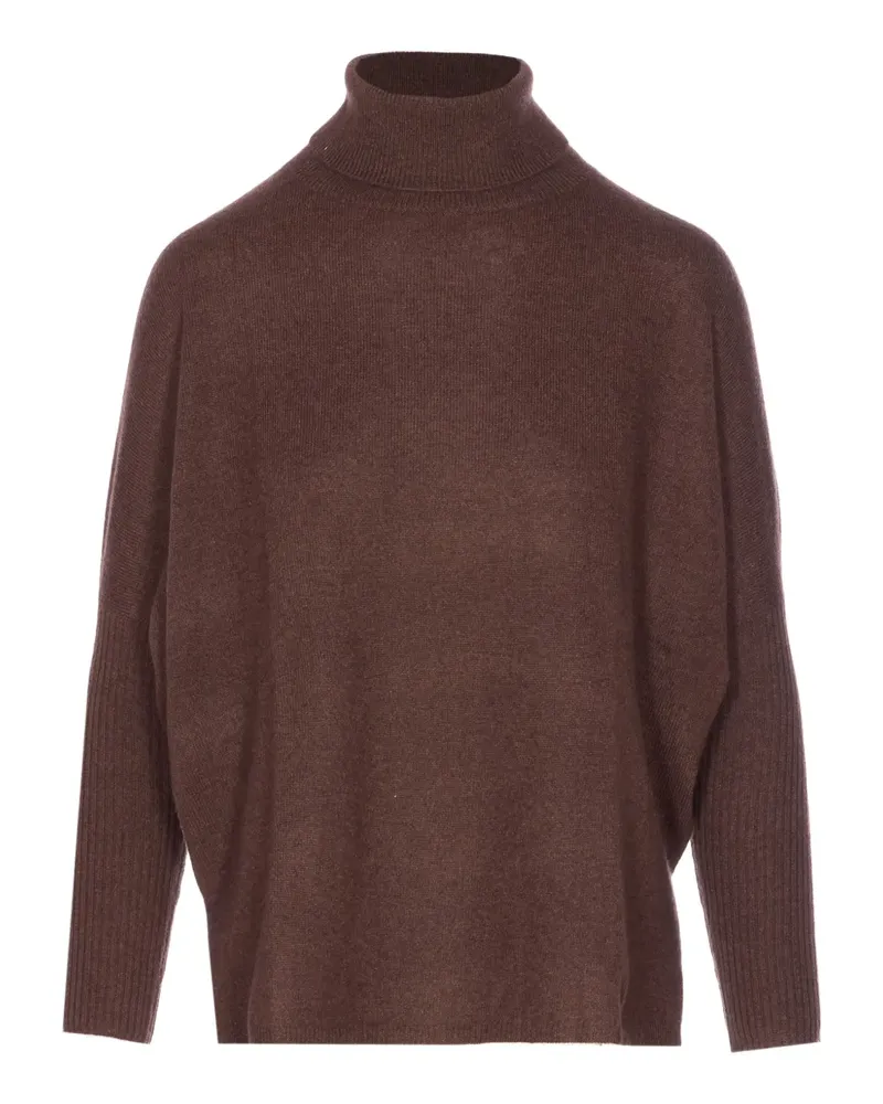 Not Shy Rollkragenpullover aus Kaschmir - Braun Braun