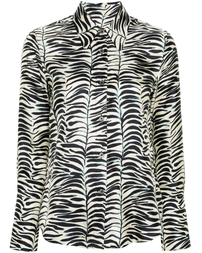 ODEEH Hemd mit Print - Nude Nude