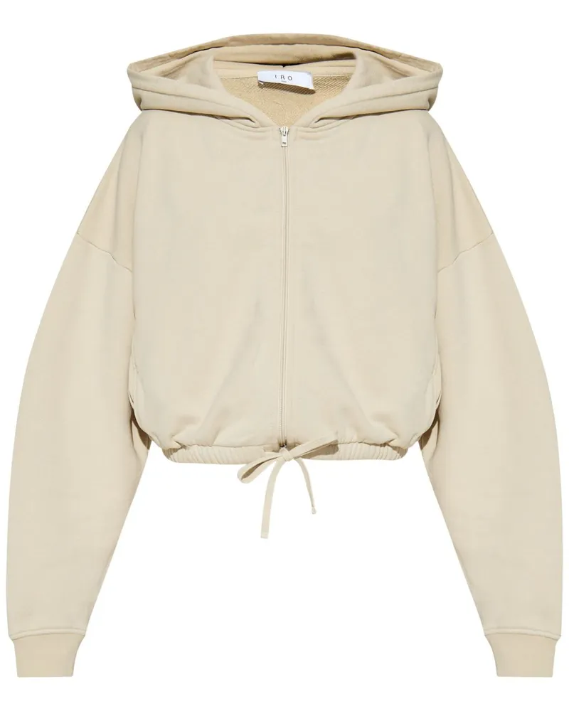 IRO Hoodie mit Logo-Print - Nude Nude